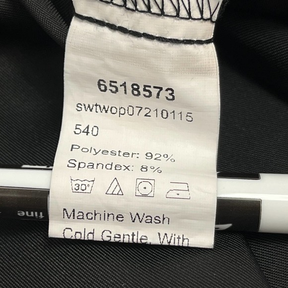 Shein Button Front Plunging Halter Top with Matching Pants Size M, Black - Picture 13 of 15